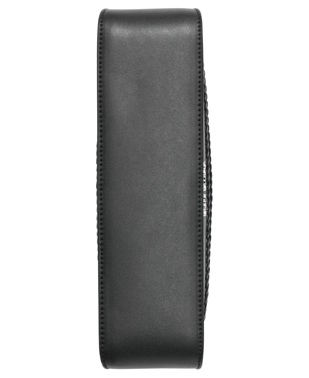 Calvin Klein Fay Whipstich Canvas Shoulder Bag In Black
