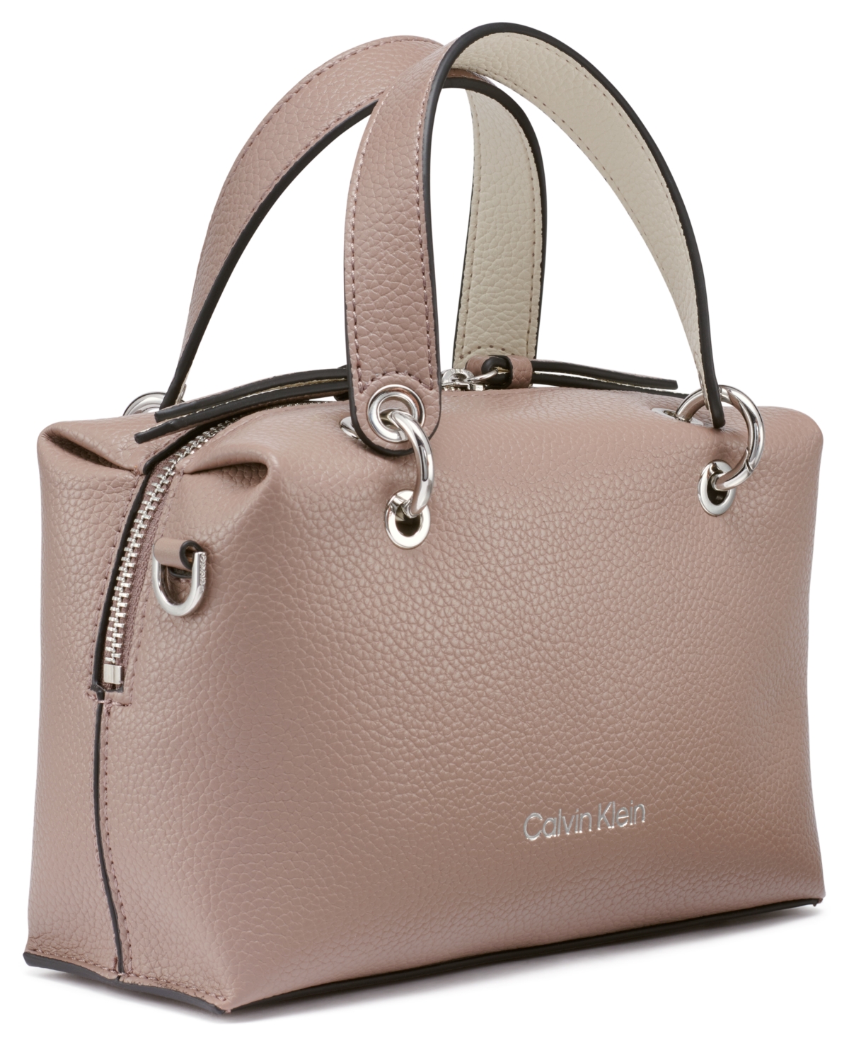 Calvin Klein Cali Small Crossbody Bag In Cocoa,cherub White