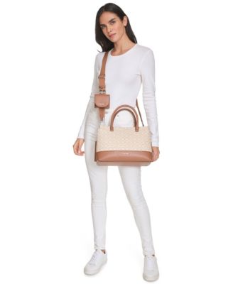 Bianca Signature Triple Compartment Convertible Satchel