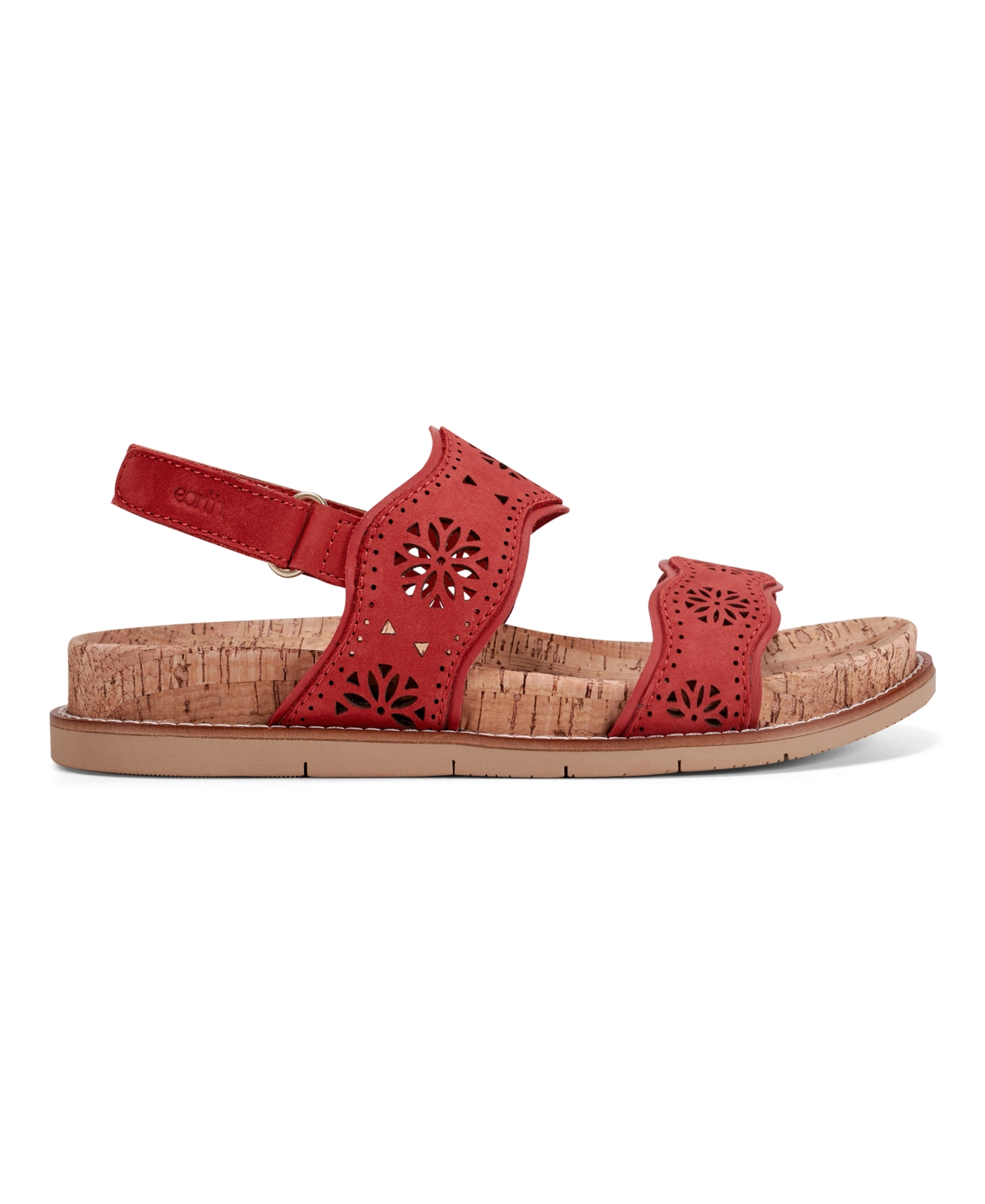 EARTH WOMEN'S FERNE STRAPPY SLINGBACK CASUAL FLAT SANDALS 