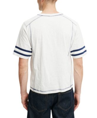 Men's Cropped Fit Panel T-Shirt