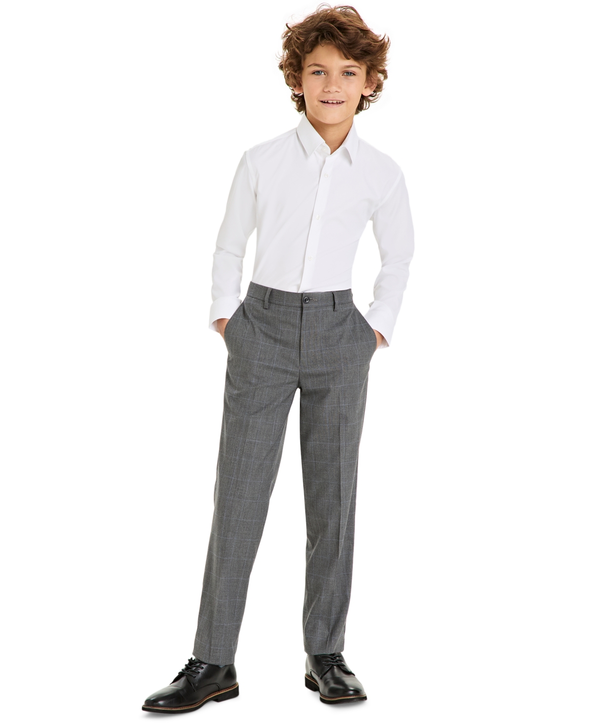 Michael Kors Big Boys Linen Button-down Shirt In White