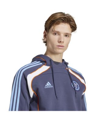 Men's Navy New York City FC 2025 Travel Pullover Hoodie