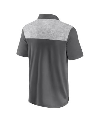 Men's Gray Washington Commanders Long Shot Polo Shirt