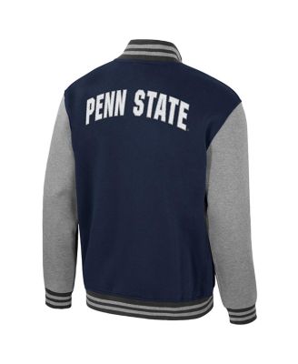 Men's Navy Penn State Nittany Lions Ambi-Turner Full-Zip Varsity Jacket
