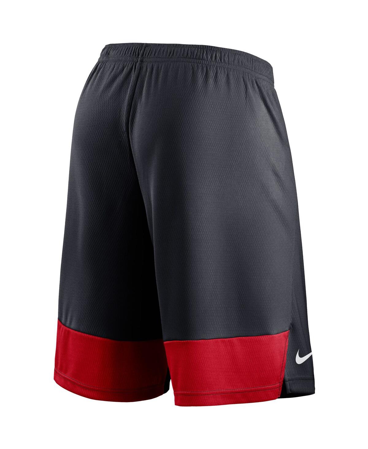 Nike Men's Navy Cleveland Indians Authentic Collection Training Performance Shorts In Blue