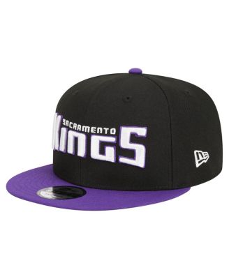 Men's Black/Purple Sacramento Kings Jersey Hook Statement Edition 9FIFTY Snapback Hat