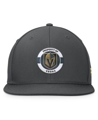 Men's Charcoal Vegas Golden Knights Authentic Pro Training Camp Snapback Hat