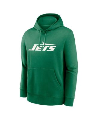 Men's Green New York Jets Big Tall Club Logo Pullover Hoodie