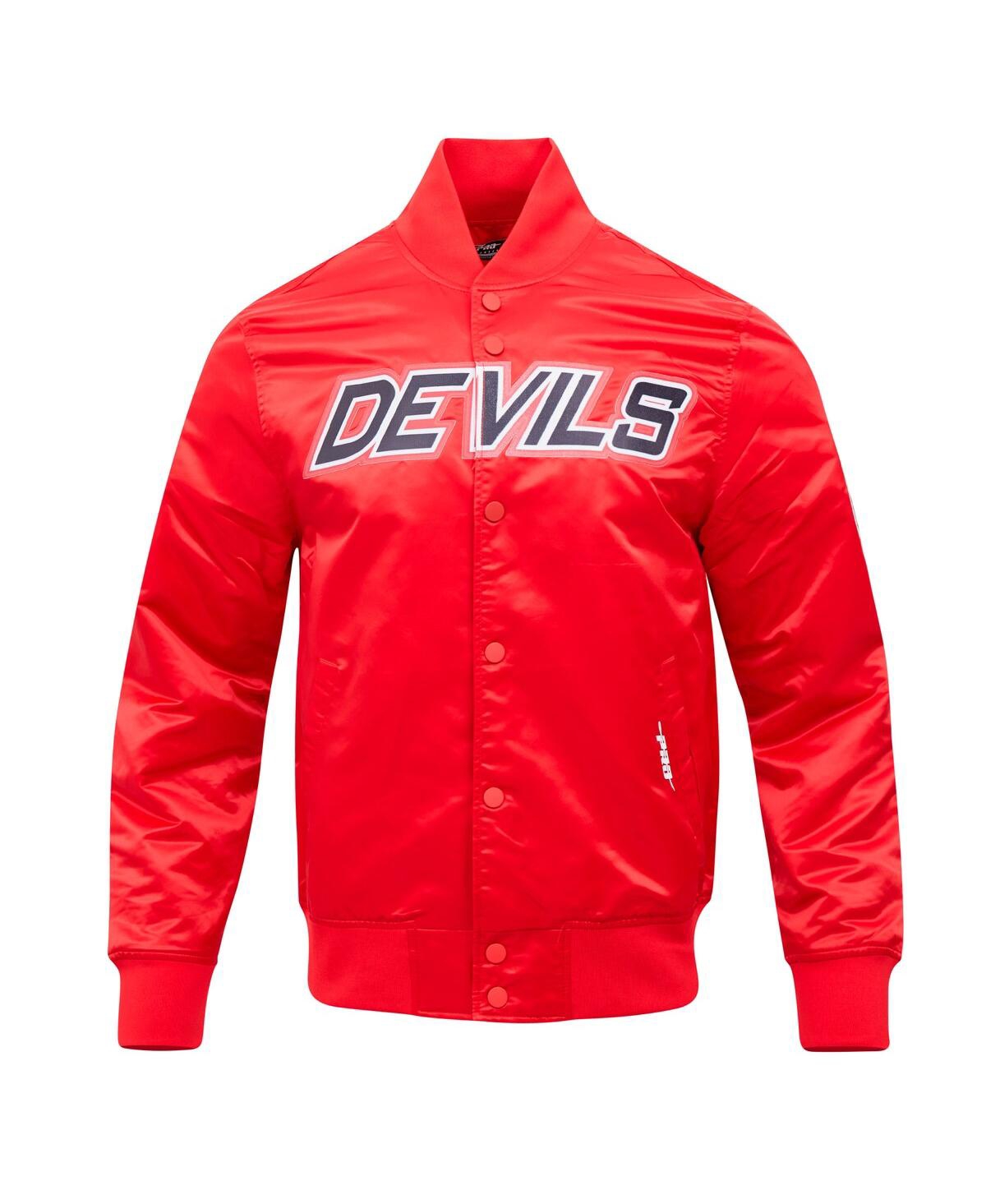 Pro Standard Men's Red New Jersey Devils Classic Satin Full-snap Jacket In Red