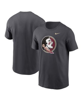 Nike - Men's Anthracite Florida State Seminoles Primetime Evergreen Logo T-Shirt