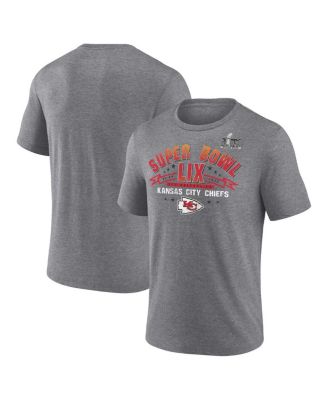 Fanatics - Men's Heather Gray Kansas City Chiefs Super Bowl LIX Made It Tri-Blend T-Shirt
