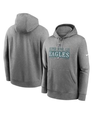 Nike - Men's Heather Gray Philadelphia Eagles Super Bowl LIX NOLA Inspired Pullover Hoodie