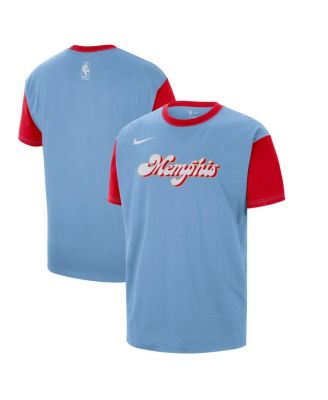 Nike - Men's Light Blue Memphis Grizzlies 2024/25 City Edition Courtside Color Block T-Shirt