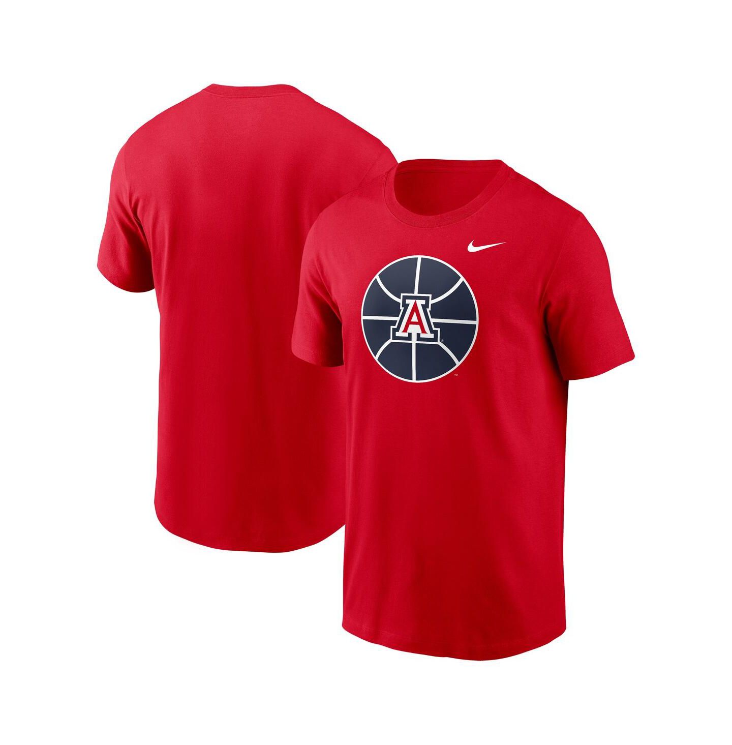 Мужская футболка Nike Red Arizona Wildcats Basketball Logo — фото 1