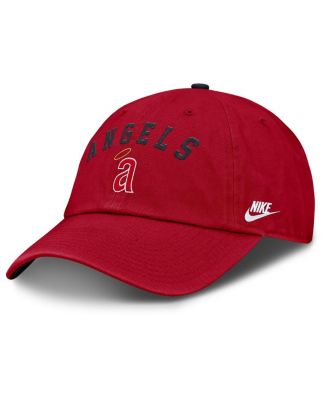 Nike - Men's Red California Angels Cooperstown Collection Club Adjustable Hat