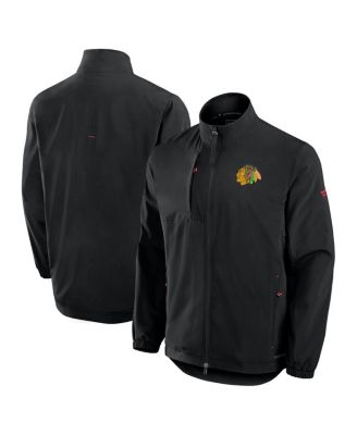 Fanatics - Men's  Black Chicago Blackhawks Authentic Pro Rink Coaches Full-Zip Jacket