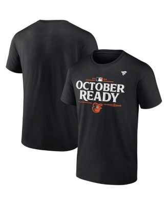 Fanatics - Men's  Black Baltimore Orioles 2024 MLB Postseason Locker Room T-Shirt