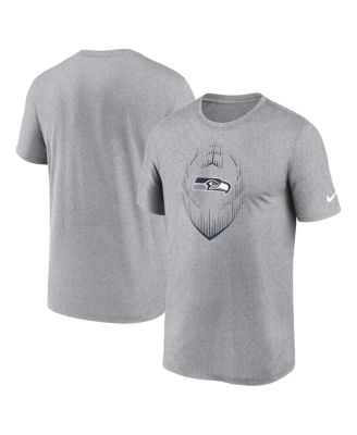 Nike - Men's Heather Gray Seattle Seahawks Primetime Legend Icon Performance T-Shirt