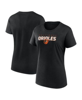Fanatics - Women's  Black Baltimore Orioles Lean T-Shirt