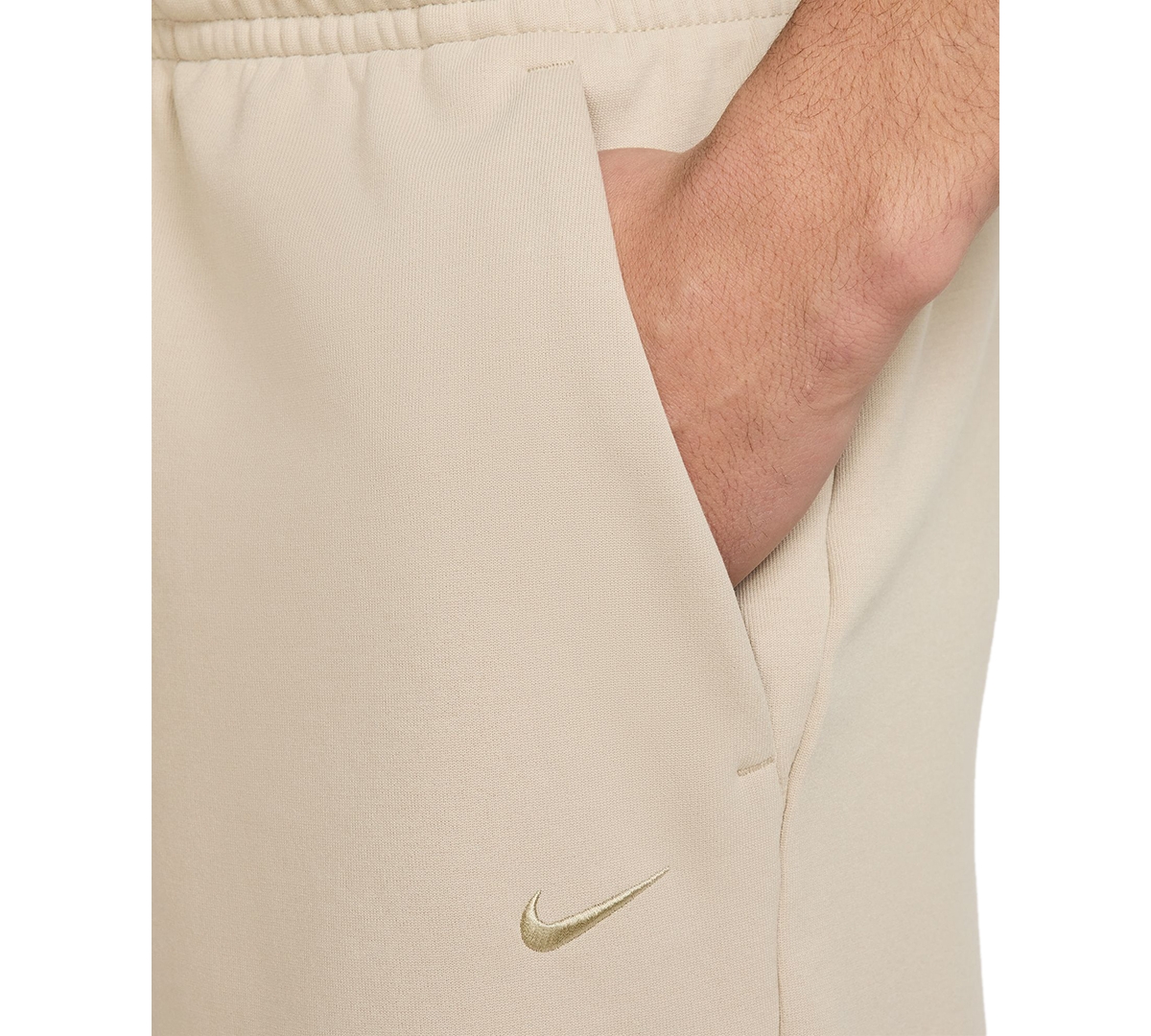 Nike Men's Primary Fleece Dri-fit Relaxed-fit Uv 7" Performance Shorts In Desert Khaki,desert Khaki