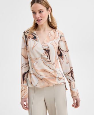 I.N.C. International Concepts - Women's V-Neck Long-Sleeve Top