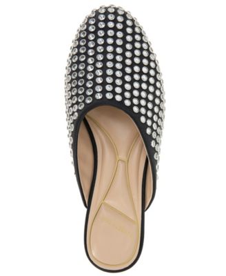 Women's Almond Toe Saddie Mules