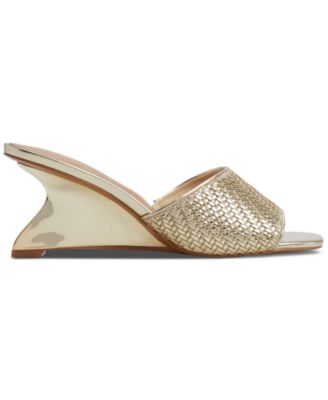 Women's Fiala Square-Toe Sculpted Wedge Sandals