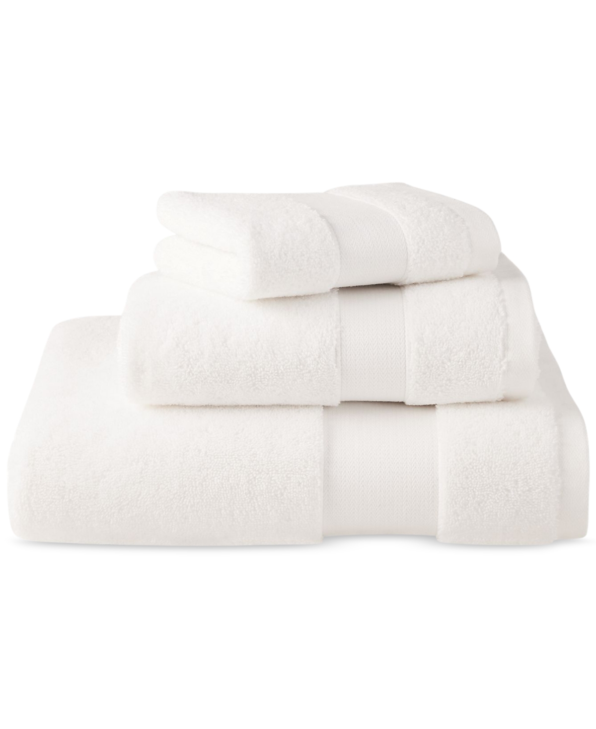 Ralph Lauren Watson Cotton Wash Cloth In White