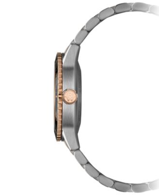 Women's Freelancer Diver Rose Gold PVD Two-Tone Bracelet Watch 36mm  