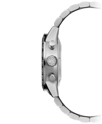 Men's Swiss Automatic Chronograph Freelancer Stainless Steel Bracelet Watch 44mm