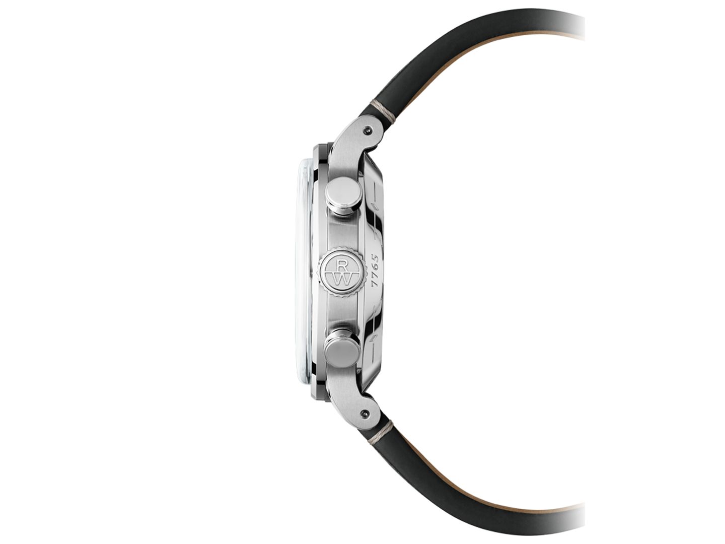 Мужские часы Raymond Weil Swiss Automatic Chronograph Millesime Black Leather Strap Watch 40mm — фото 3