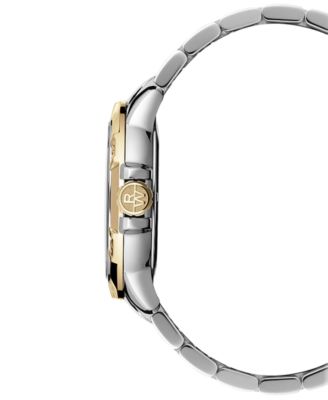 Men's Swiss Tango Quartz Two-Tone Stainless Steel Bracelet Watch 41mm