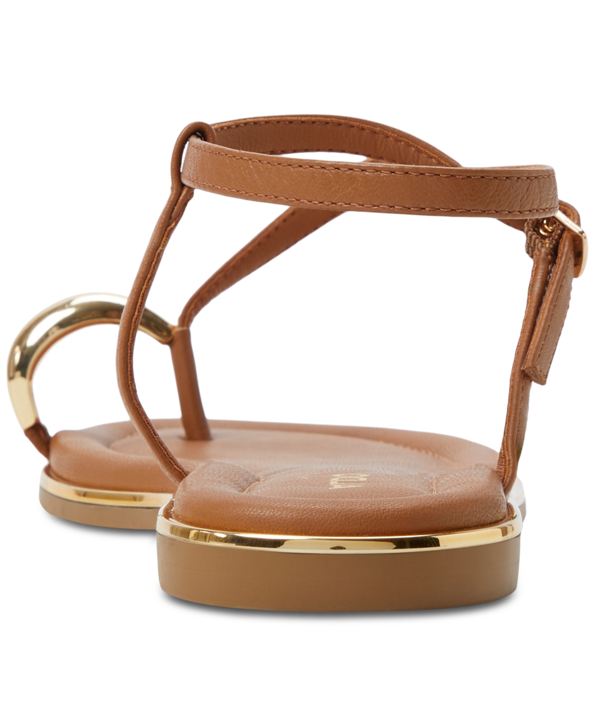 Shop Aldo Women's Jomali Toe-ring Strappy Flat Sandals In Cognac
