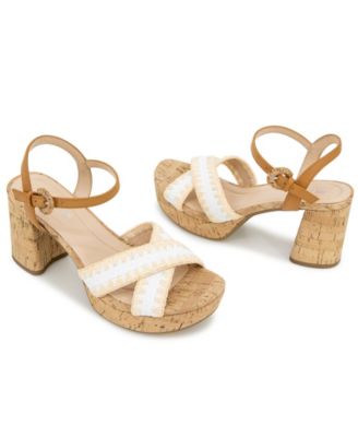 Women's Reeva Raffia Platform Dress Sandals