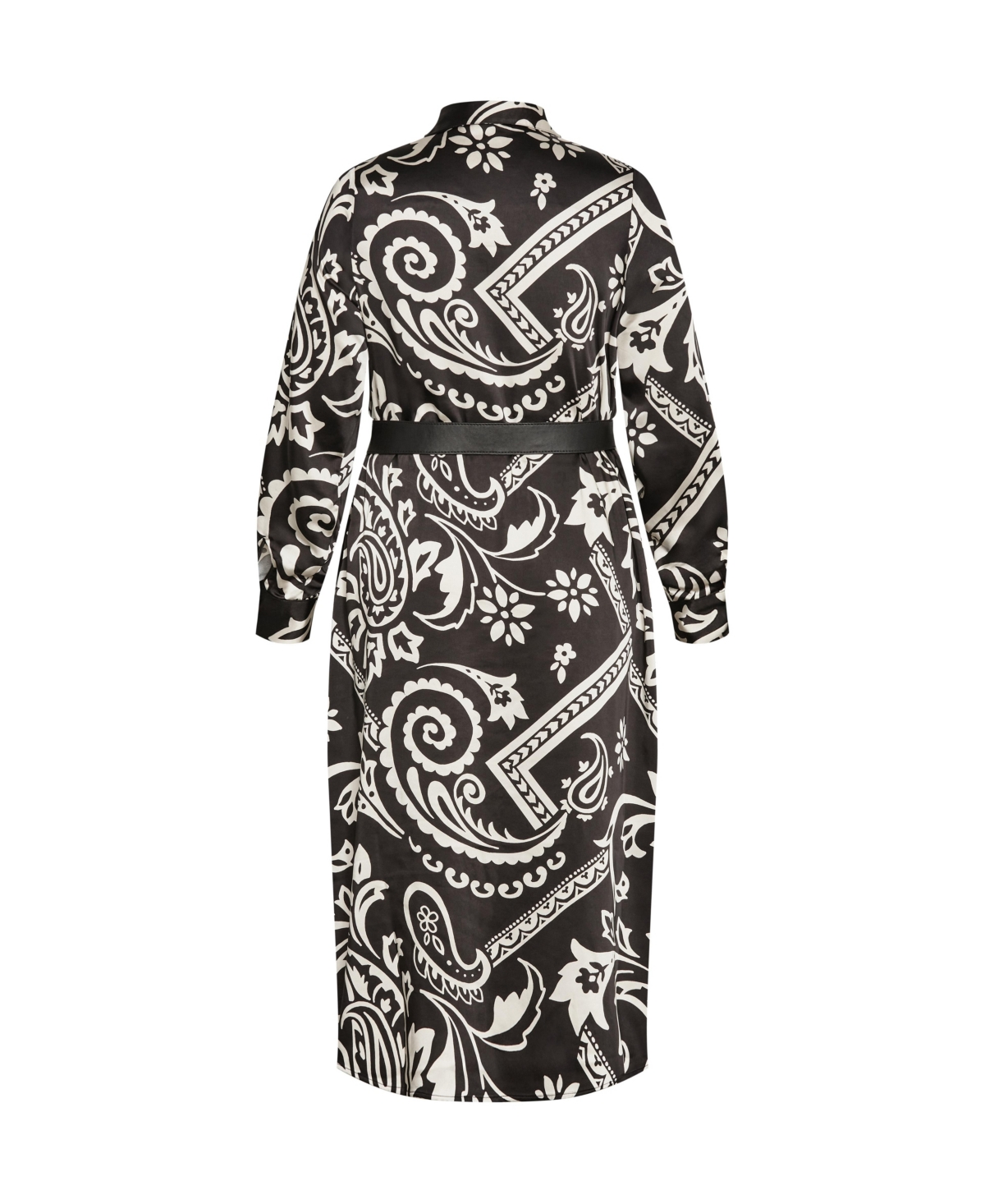 City Chic Plus Sienna Print Dress