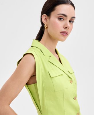 Women's Sleeveless Blazer Dress, Exclusively at Macy's