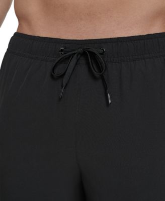 Men's Core Euro Regular-Fit Quick-Dry 5" Swim Trunks with Compression Short Liner