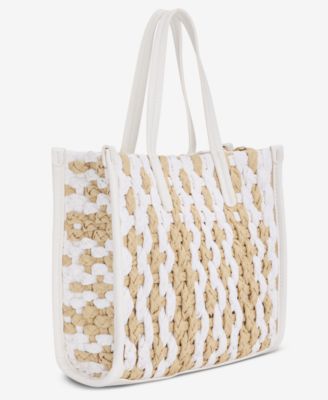 Small Straw Crossbody Tote, Exclusively at Macy's  