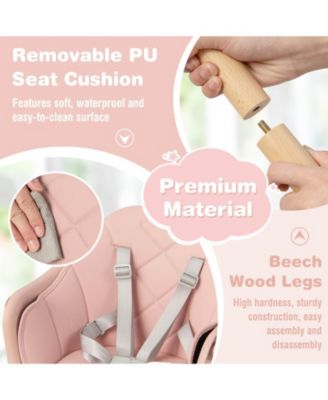 6-in-1 Baby High Chair with Removable Dishwasher and Safe Tray