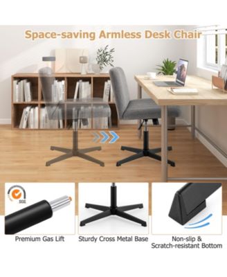 Criss-Cross Legged Chair Stylish and Stable Seating Without Wheels