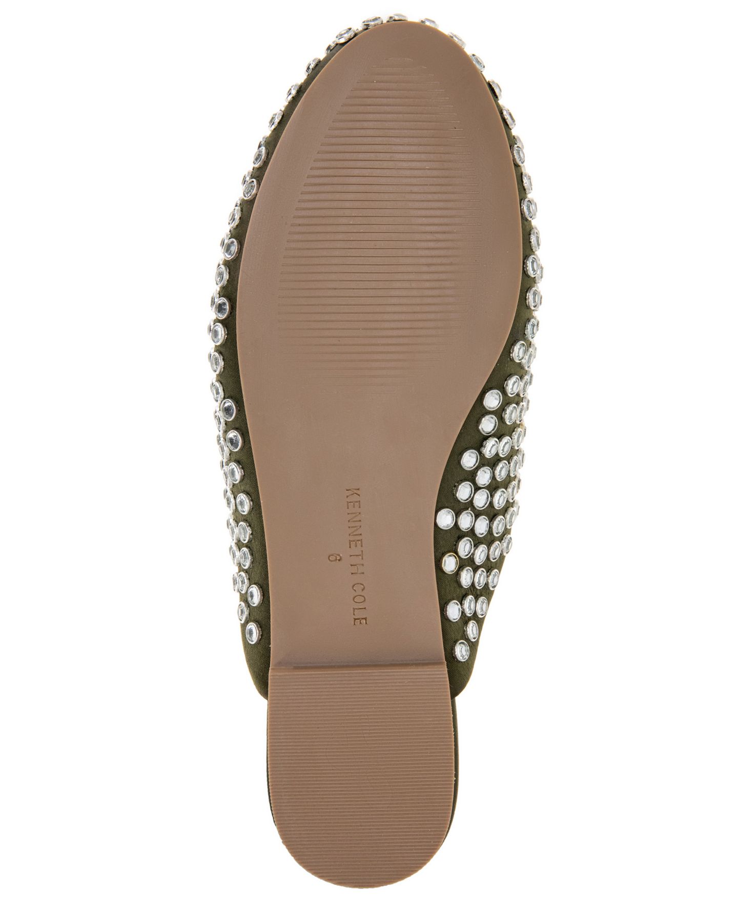 Женские сабо Kenneth Cole New York Almond Toe Saddie Mules, цвет: Оливковый — фото 5