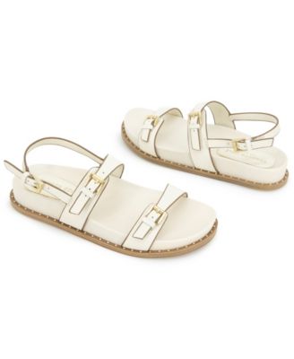 Women's Drinity Round Toe Flat Sandals