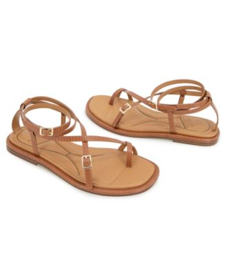 Women's Paros Square Toe Flat Sandals