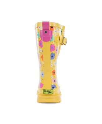 Daisy Delight Mid Rain Boot