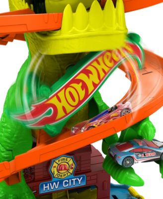 City T-Rex Blaze Battle Playset