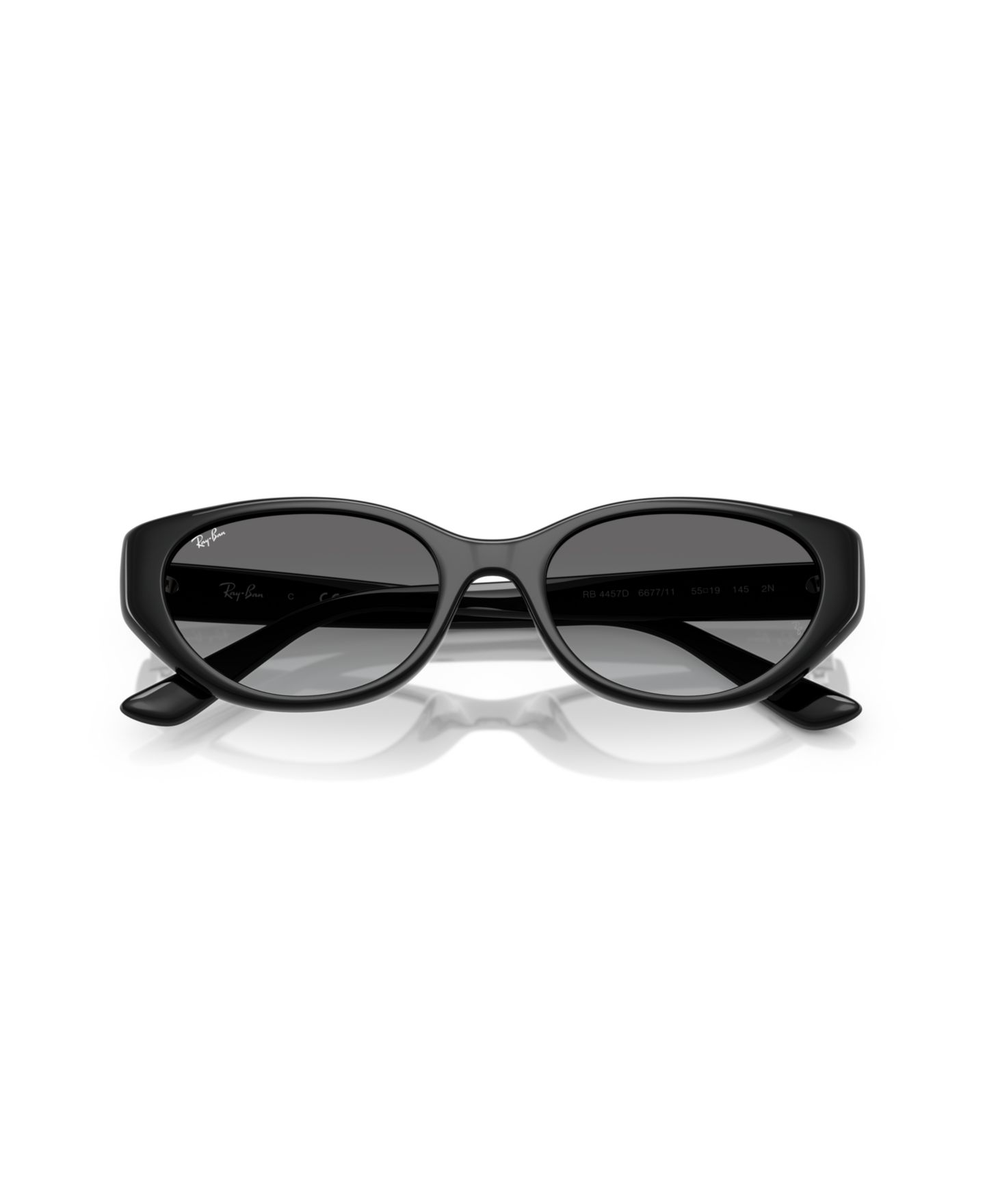 Солнцезащитные очки Ray-Ban Unisex Large Sunglasses, RB4457D, цвет: Чёрный — фото 6