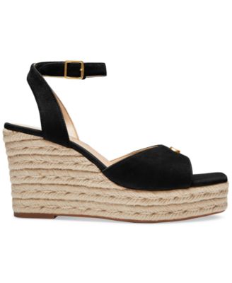 【COACH】Women's Suede Espadrille Wedge Sandals COACH Women's Suede Espadrille Wedge Sandals - Macy's