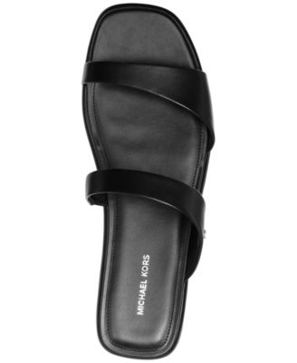 Jaida Leather Slides Sandals