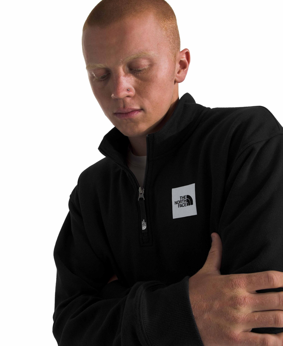 THE NORTH FACE MEN'S BOX HALF DOME ¼ ZIP SWEATSHIRT 